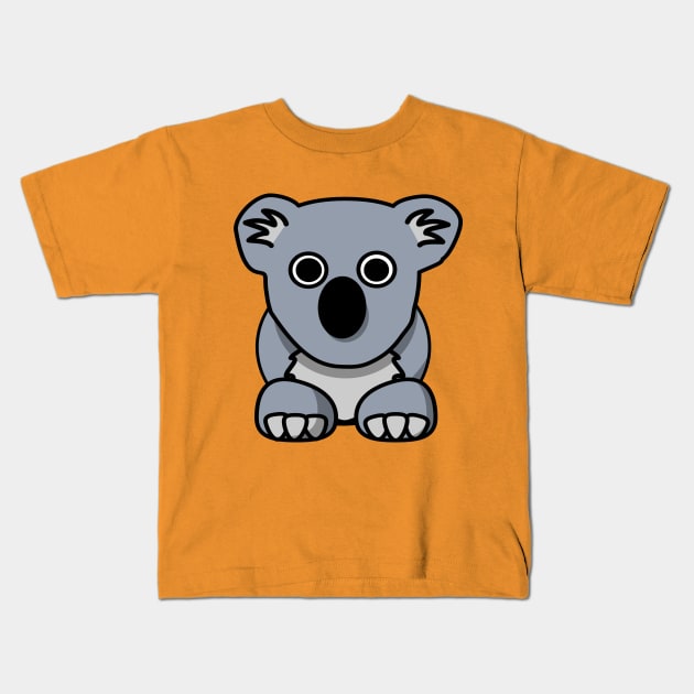 Cute Coala Kids T-Shirt by DrDesign